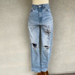 American Eagle Outfitters Mom Straight Jeans Size 00
